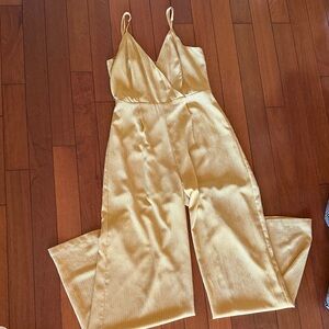 re:named Mustard Jumpsuit